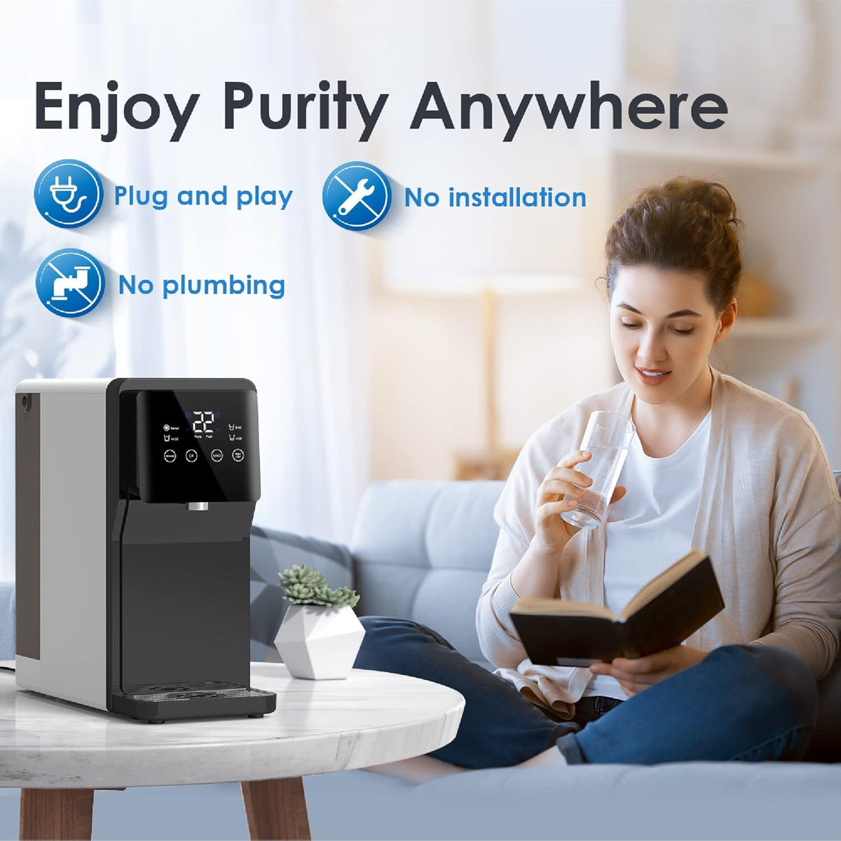 4 Stage Countertop Reverse Osmosis Water Filter V267