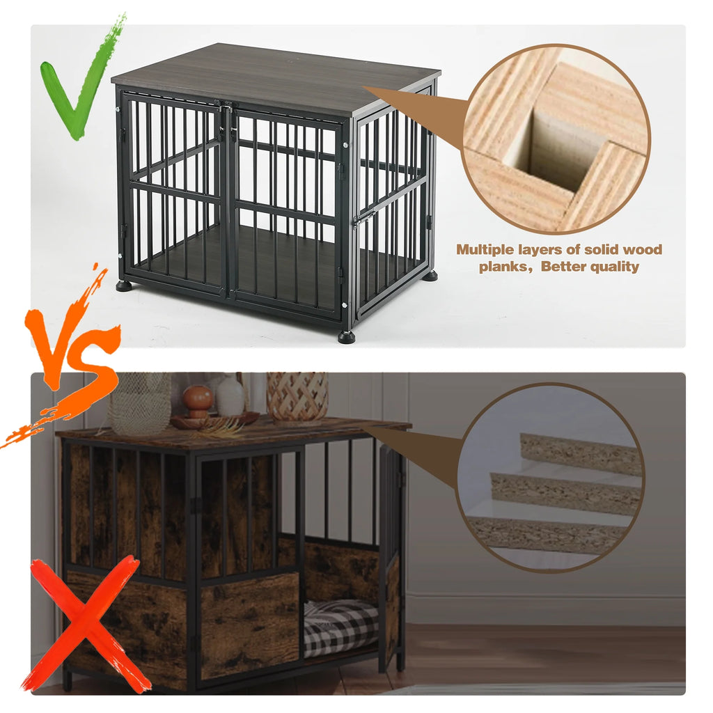 48Inch Heavy Duty Wooden Dog Crate N30048