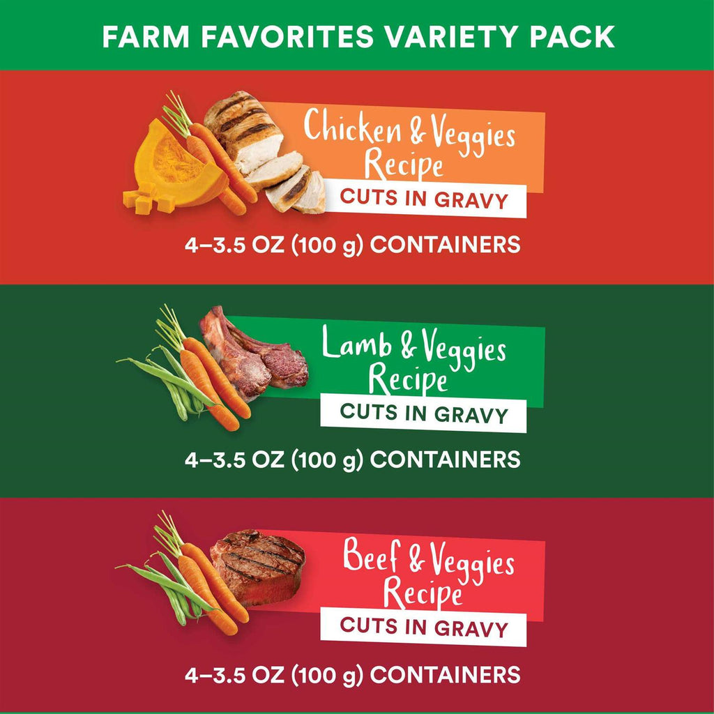 Grain Free Cuts in Gravy Adult Wet Dog Food Variety Pack V149159