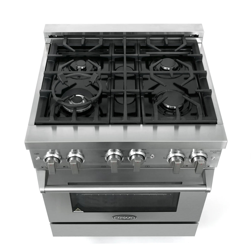 2 Piece Gas Range and Range Hood Kitchen Appliance Bundle H475190