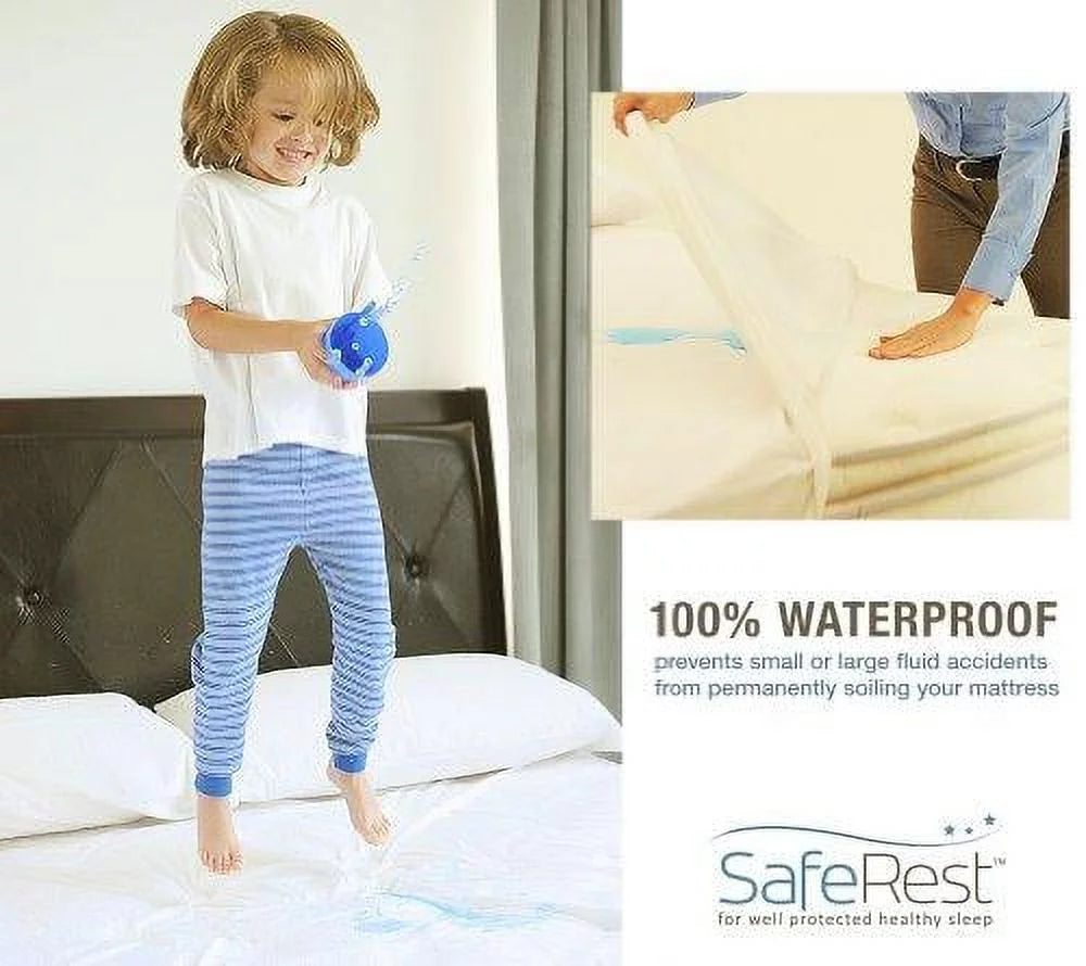 Hypoallergenic Waterproof Zippered Pillow Protector Standard Size R774556
