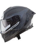 Matt Anthracite White Carbon Helmet Size L D247833