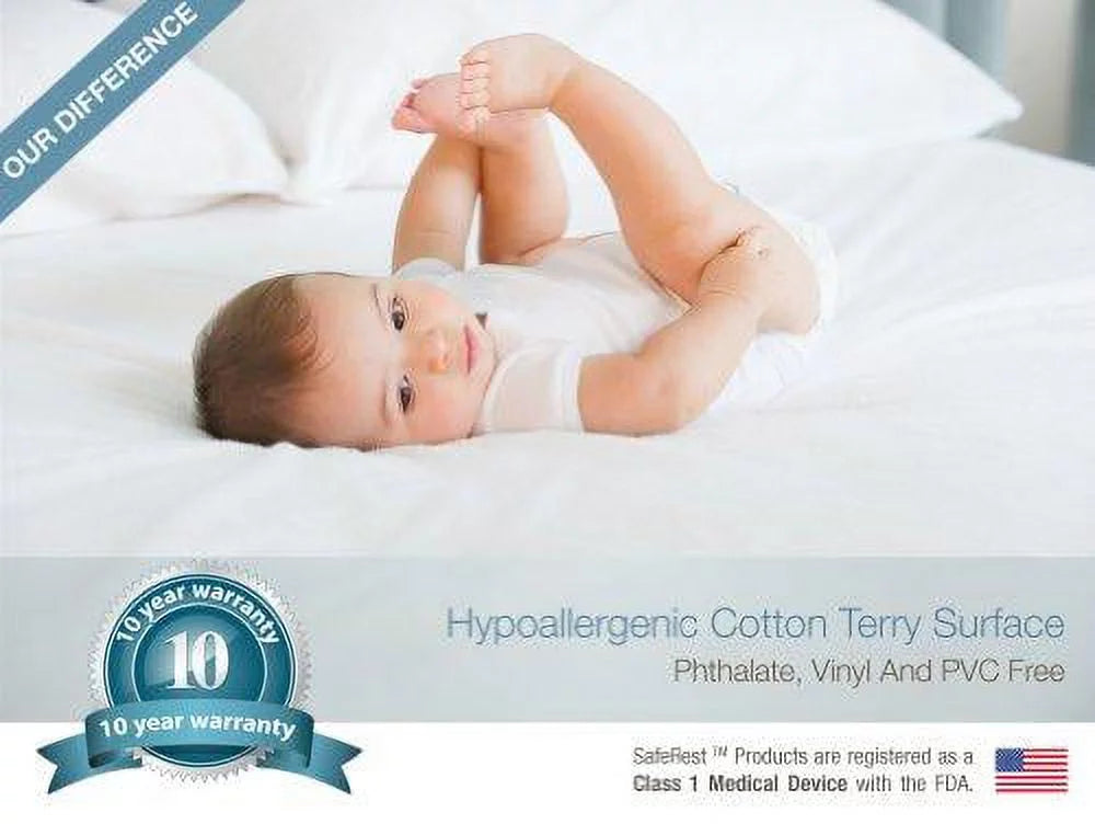 Hypoallergenic Waterproof Zippered Pillow Protector Standard Size R774556