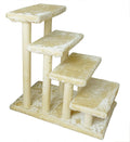 4-Step Wooden Pet Stairs with Detachable Carpet P103