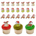 Christmas Cake Toppers 24 Pack L1533