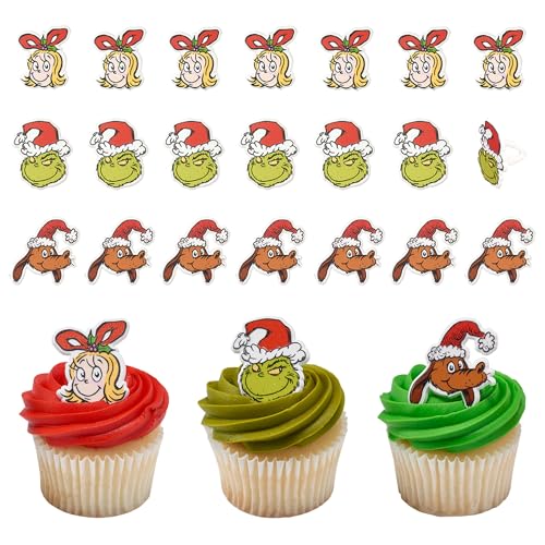 Christmas Cake Toppers 24 Pack L1533