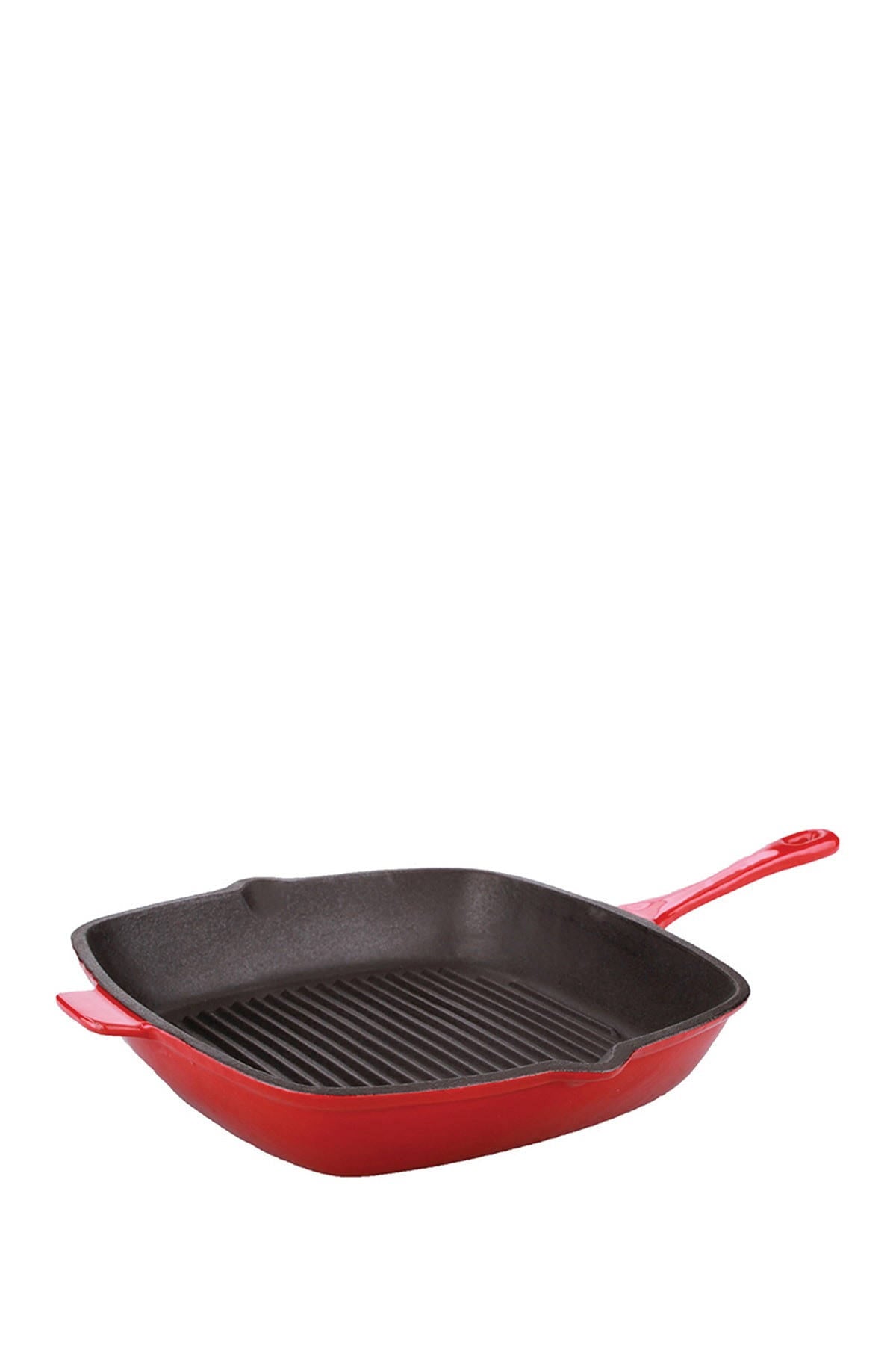 Red Cast Iron Grill Pan T439680