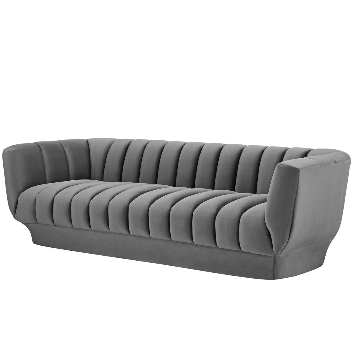 Grey Velvet Sofa G67314