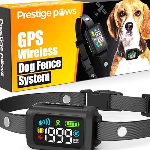 Wireless GPS Dog Fence with Shock Collar D90973