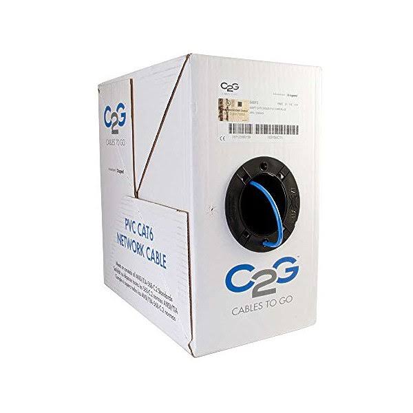 CAT 6 UTP Bulk Cable 499 ft Blue Z637