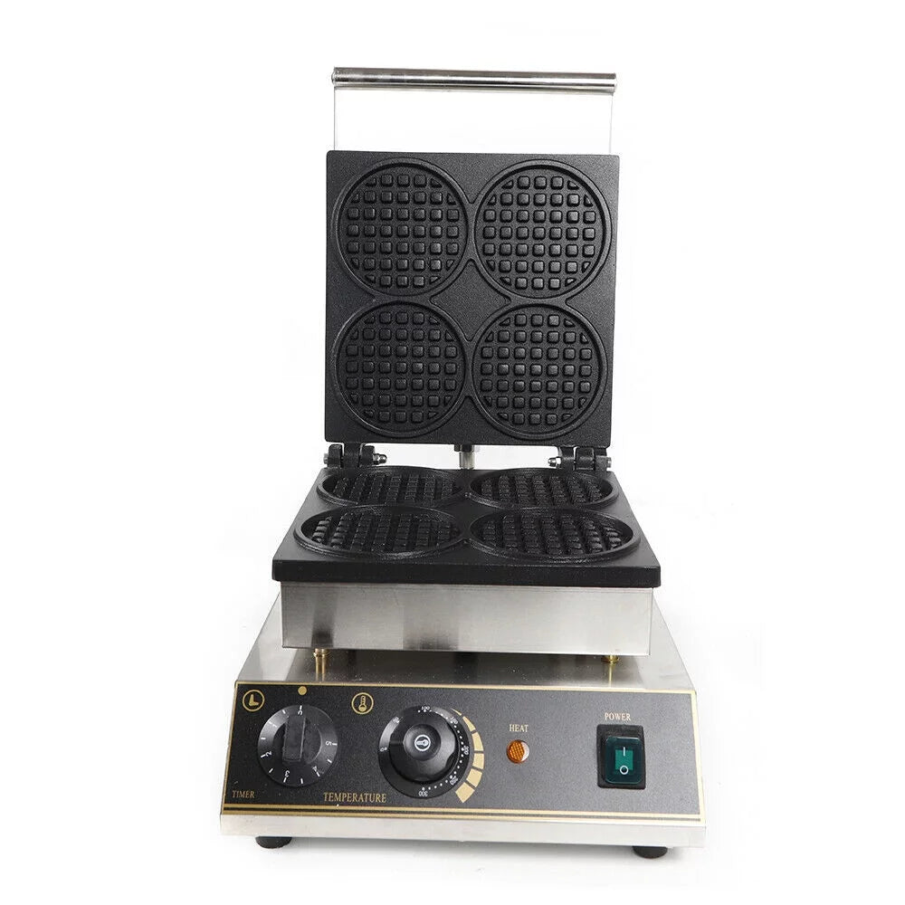 1750W Nonstick Electric Mini Round Waffle Maker U155413