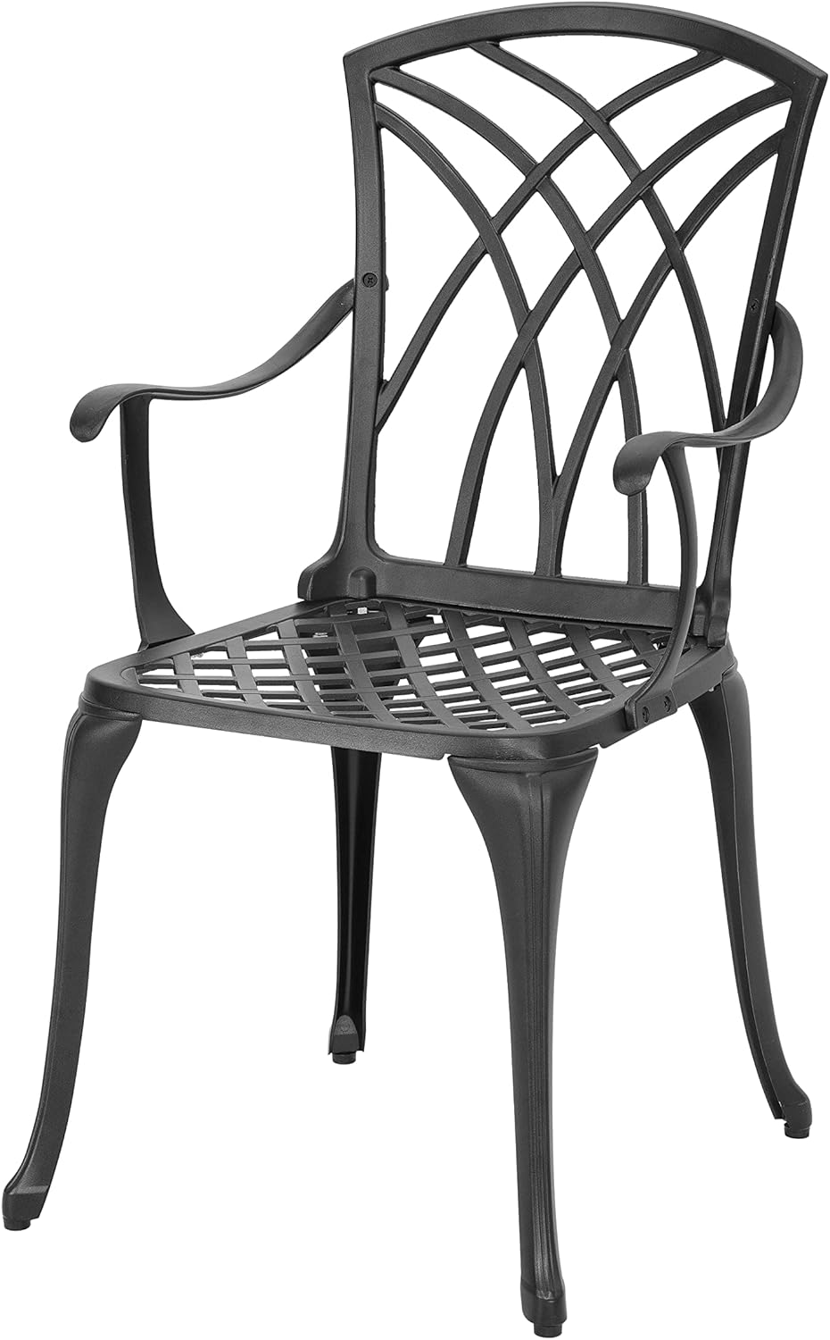 3 Piece Cast Aluminum Patio Bistro Set with Umbrella Hole E660