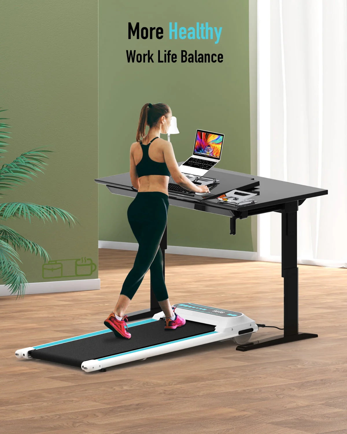 Portable Mini Treadmill with Remote Control J3148