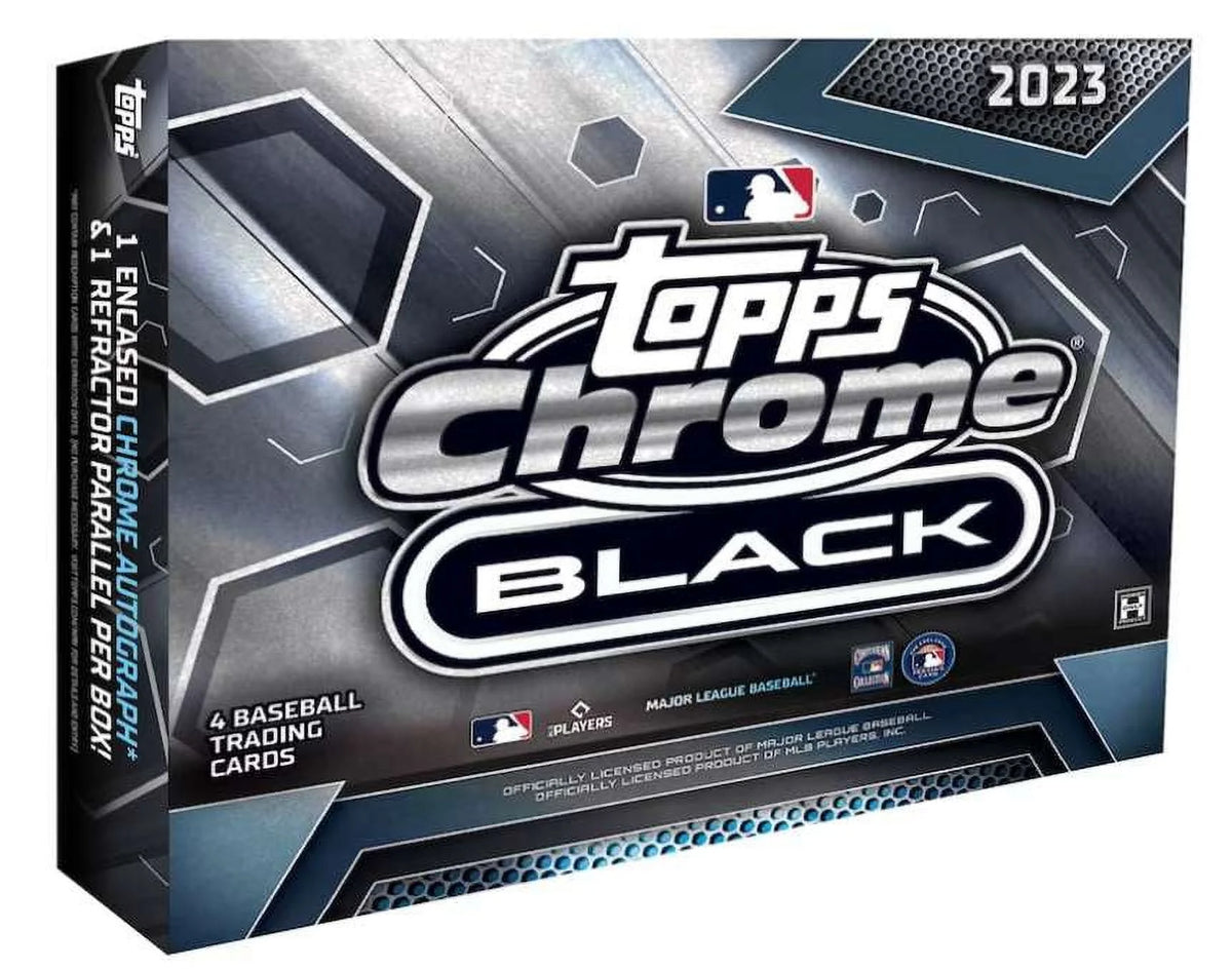 2023 Chrome Black Baseball Trading Card Hobby Box Z18087