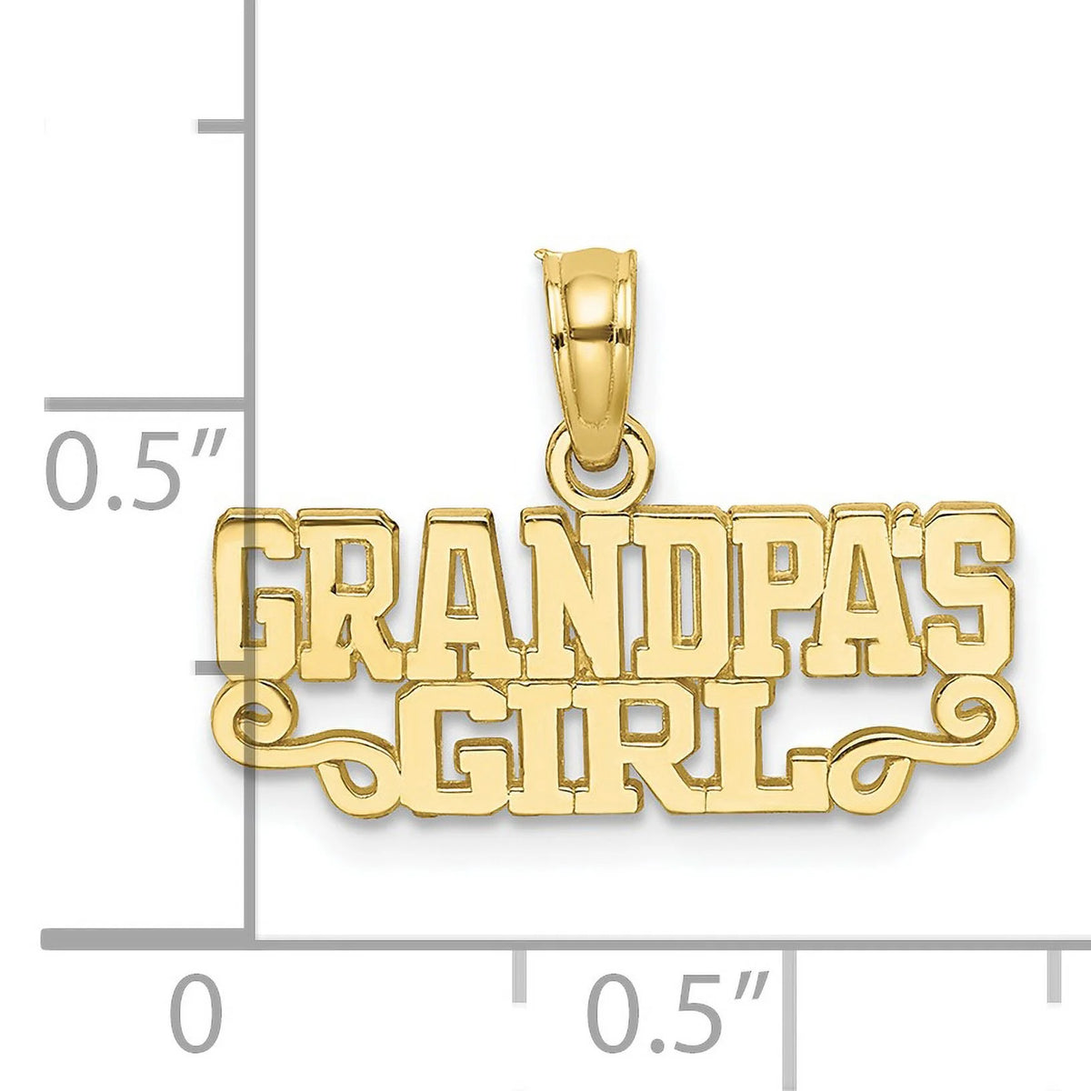 10K Yellow Gold Charm B6412