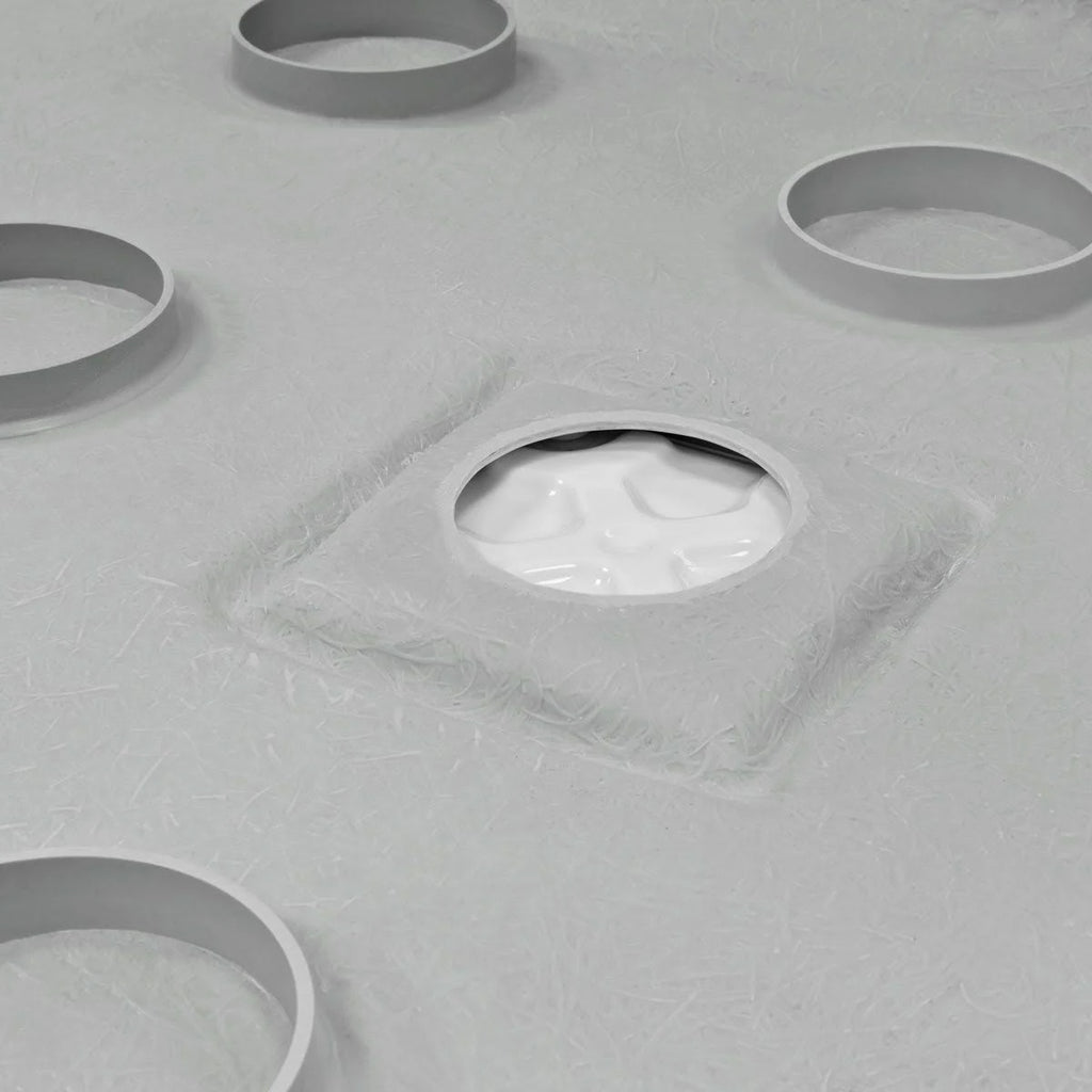 60 x 36 Left Double Threshold Shower Pan Base Wall Corner Left Drain R988134