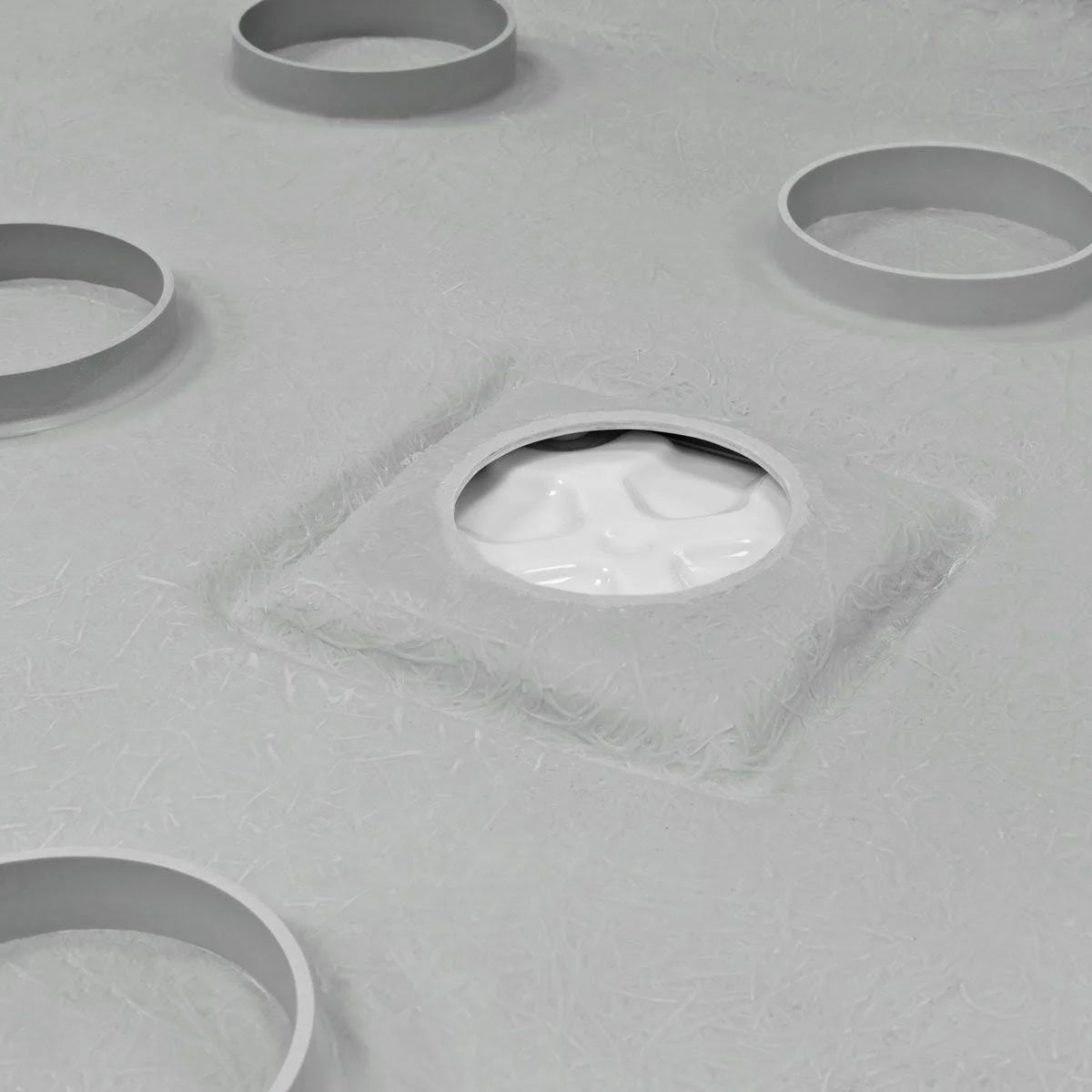 60 x 36 Left Double Threshold Shower Pan Base Wall Corner Left Drain R988134