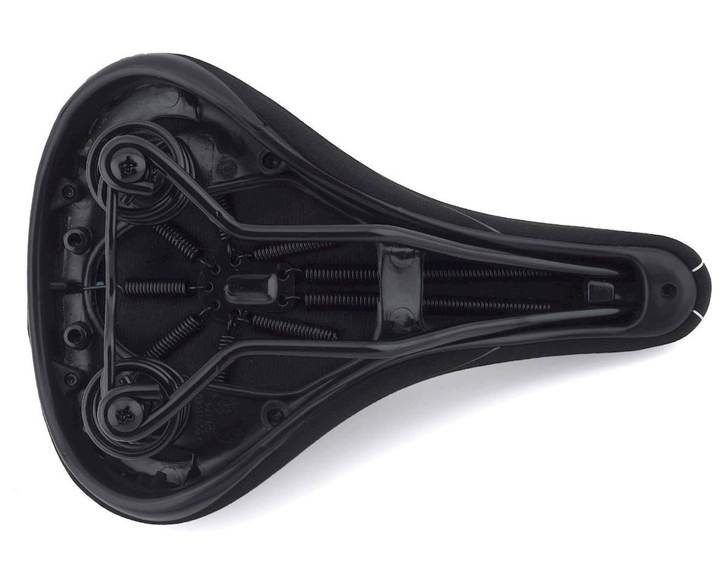 Black Lycra Full Suspension Hybrid Saddle C627
