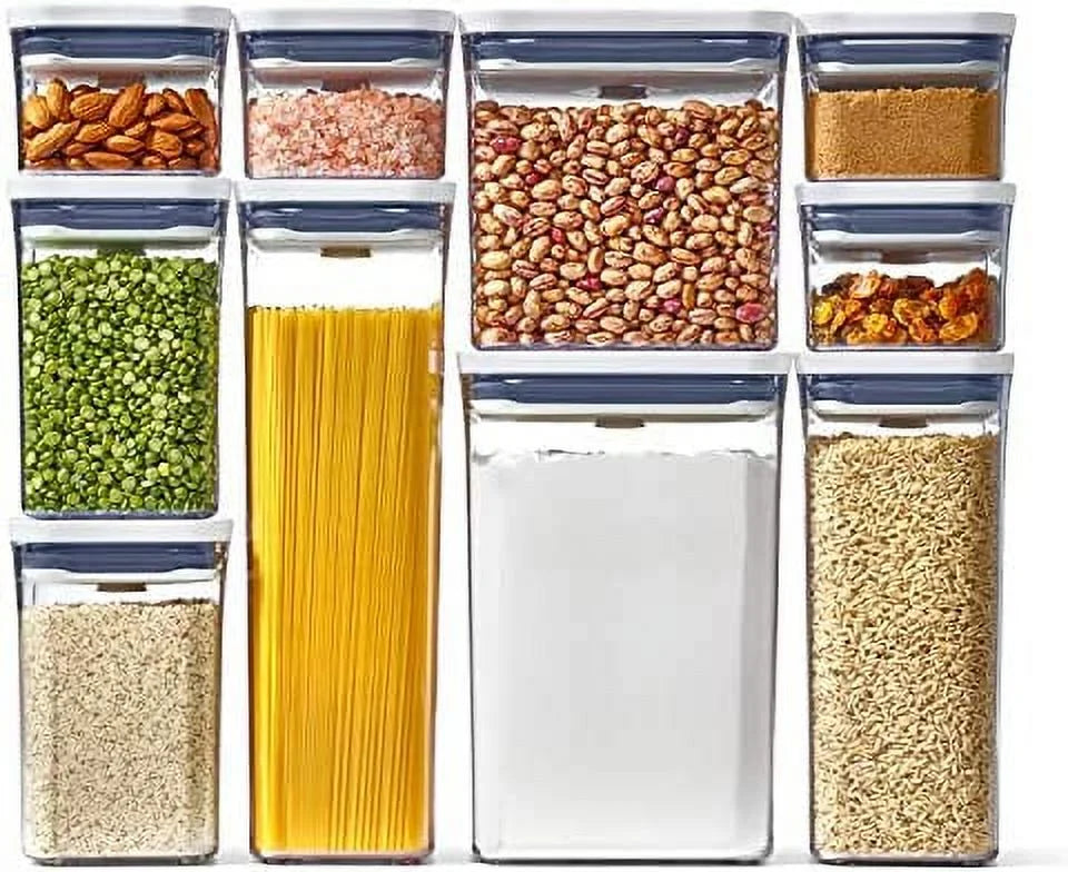 10-Piece White POP Container Set C171