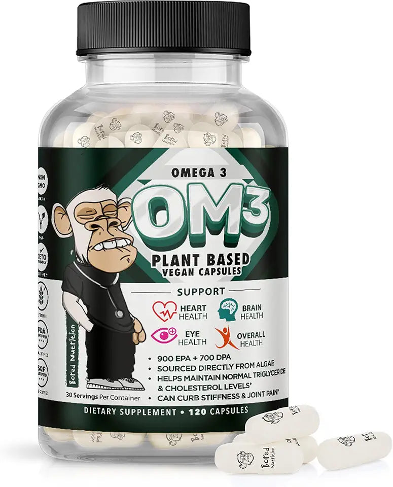 120 Capsules Vegan Omega 3 DHA & EPA Supplement N47123