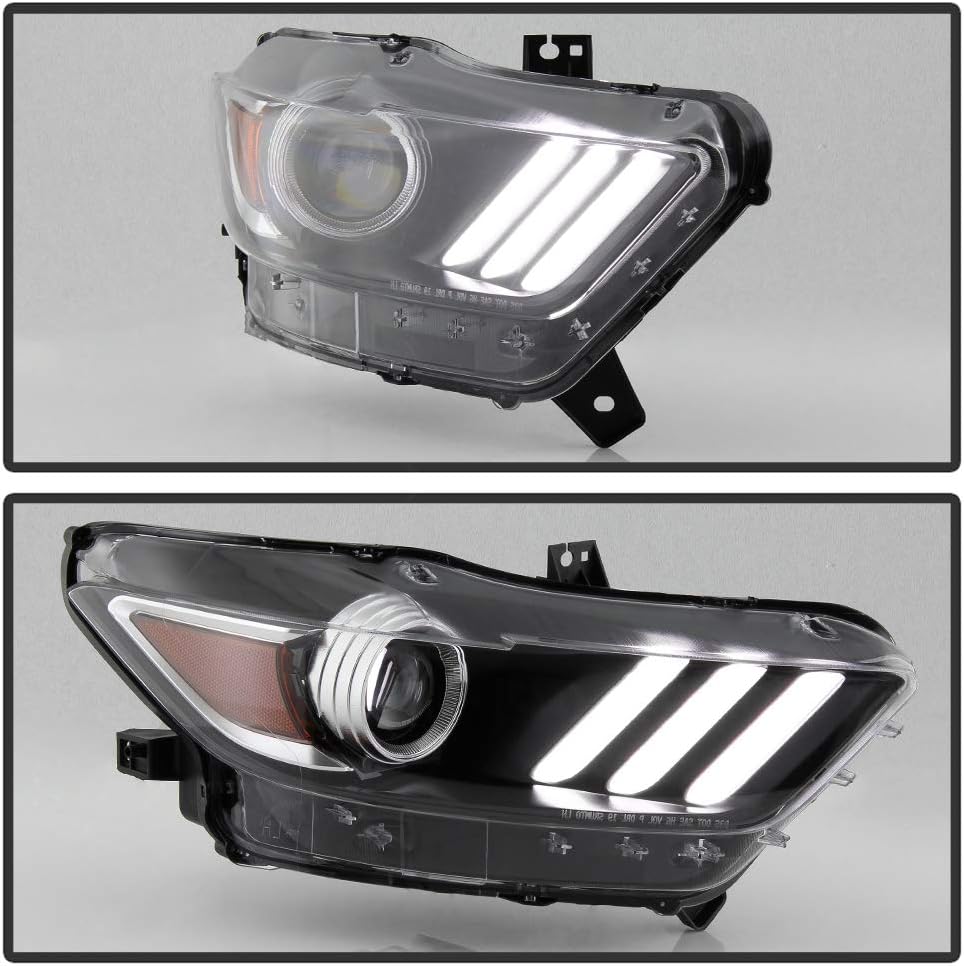 2015-2017 Ford Mustang LED Projector Headlight Assembly Right Passenger Side X162