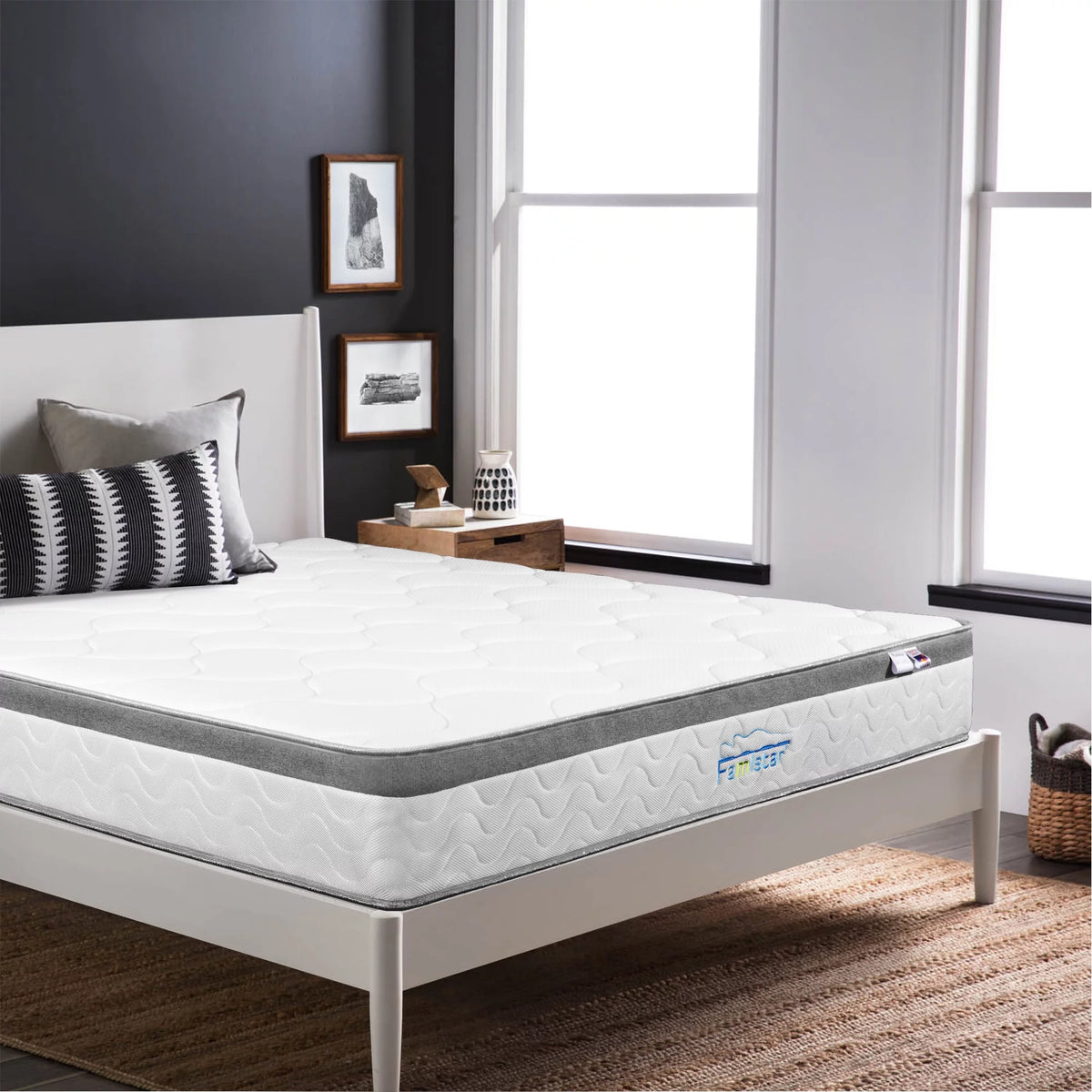 Queen Size 13 Inch Memory Foam Innerspring Hybrid Mattress K492