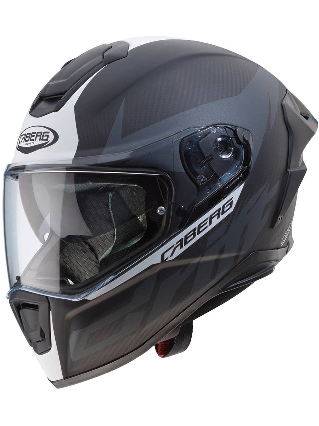 Matt Anthracite White Carbon Helmet Size L D247833