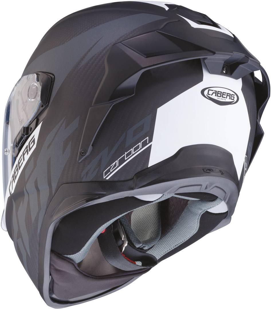 Matt Anthracite White Carbon Helmet Size L D247833
