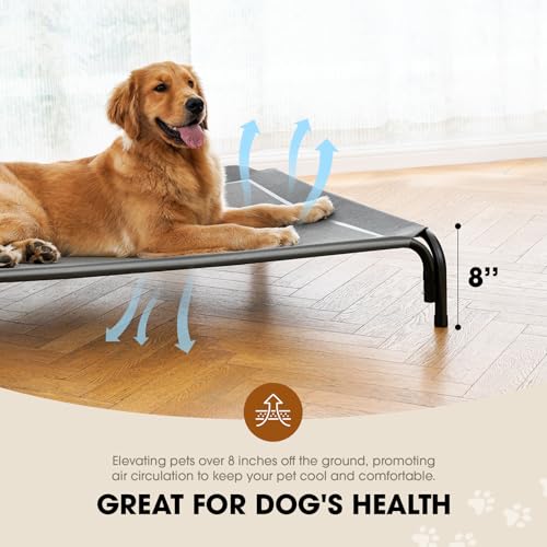 Elevated Dog Bed for Extra Large Dog with Breathable Mesh C7955