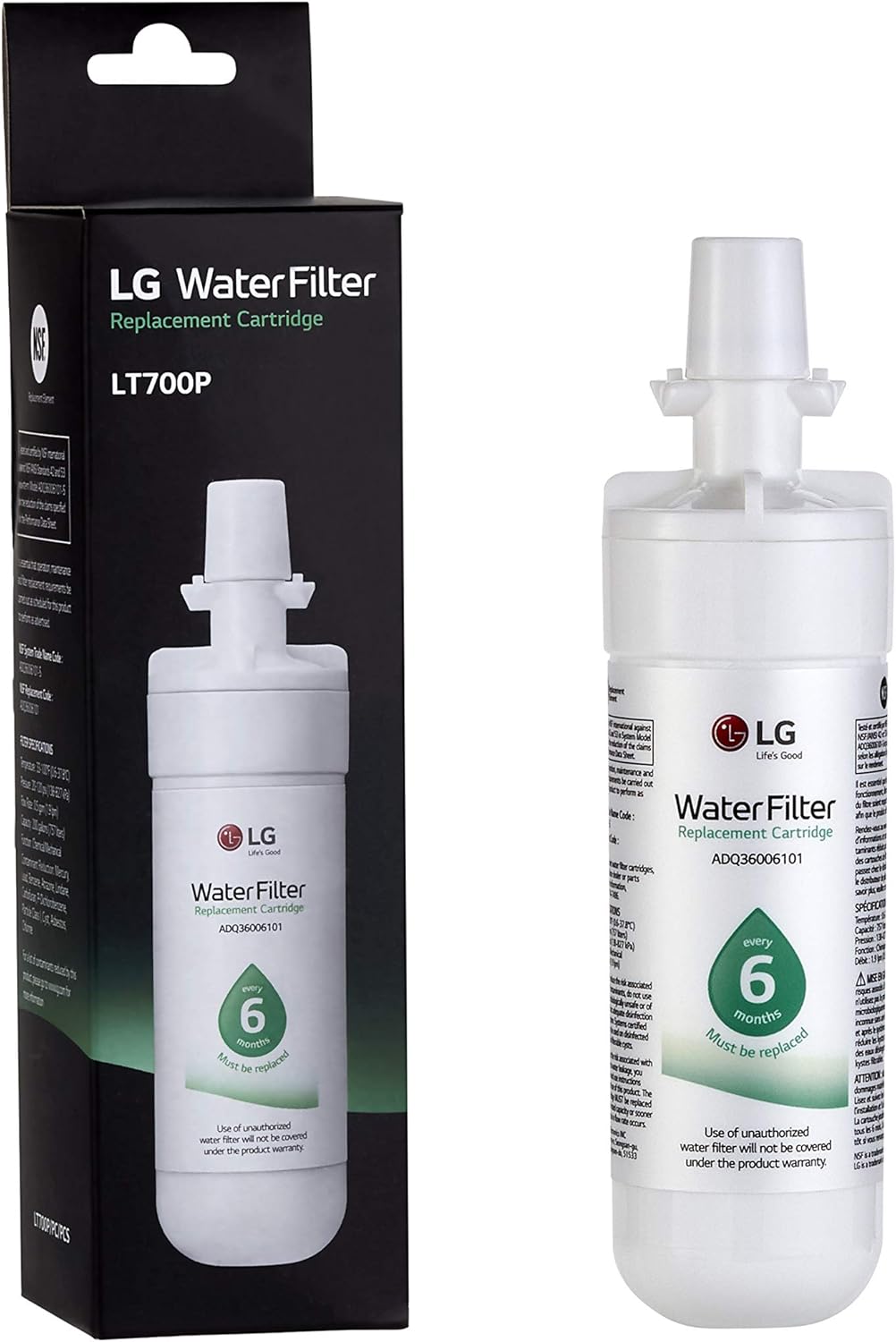 White Refrigerator Water Filter M751824