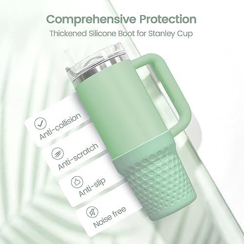 Red Silicone Cup Bottom Protector Sleeve for 30 oz Tumbler C819394