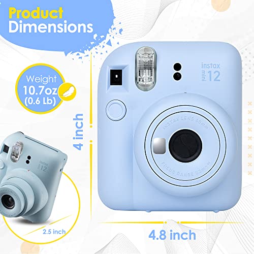 Lilac Purple Instant Camera with 60 Sheets Instant Film Bundle V7737
