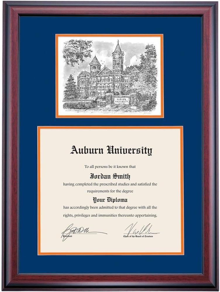 Traditional 13 x 17 Diploma Frame D405