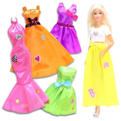 DIY Dress-Up Craft Kit with Neon Fabrics & Accessories T119707