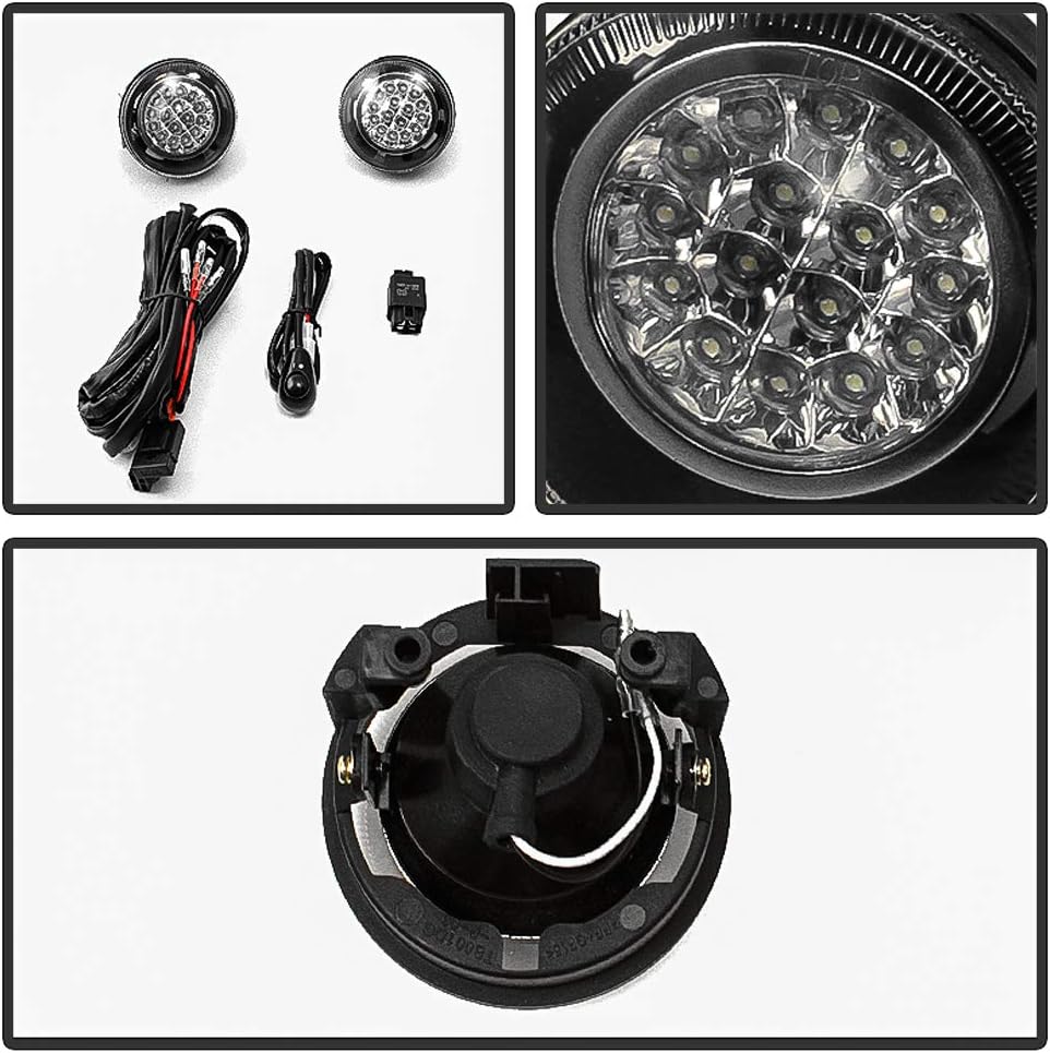 2001-2004 Dodge Dakota Durango LED Bumper Fog Lights R931266
