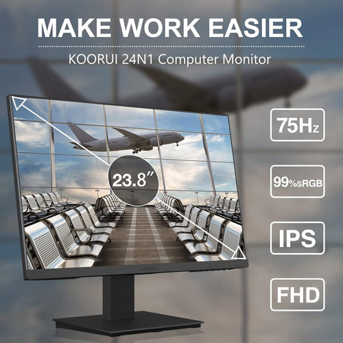 24 Inch FHD 1080p IPS 75Hz Computer Monitor A64082