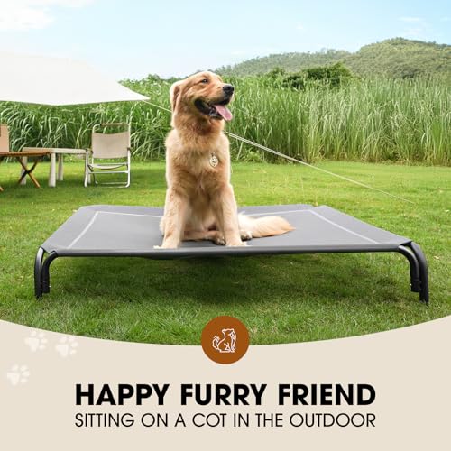 Elevated Dog Bed for Extra Large Dog with Breathable Mesh C7955