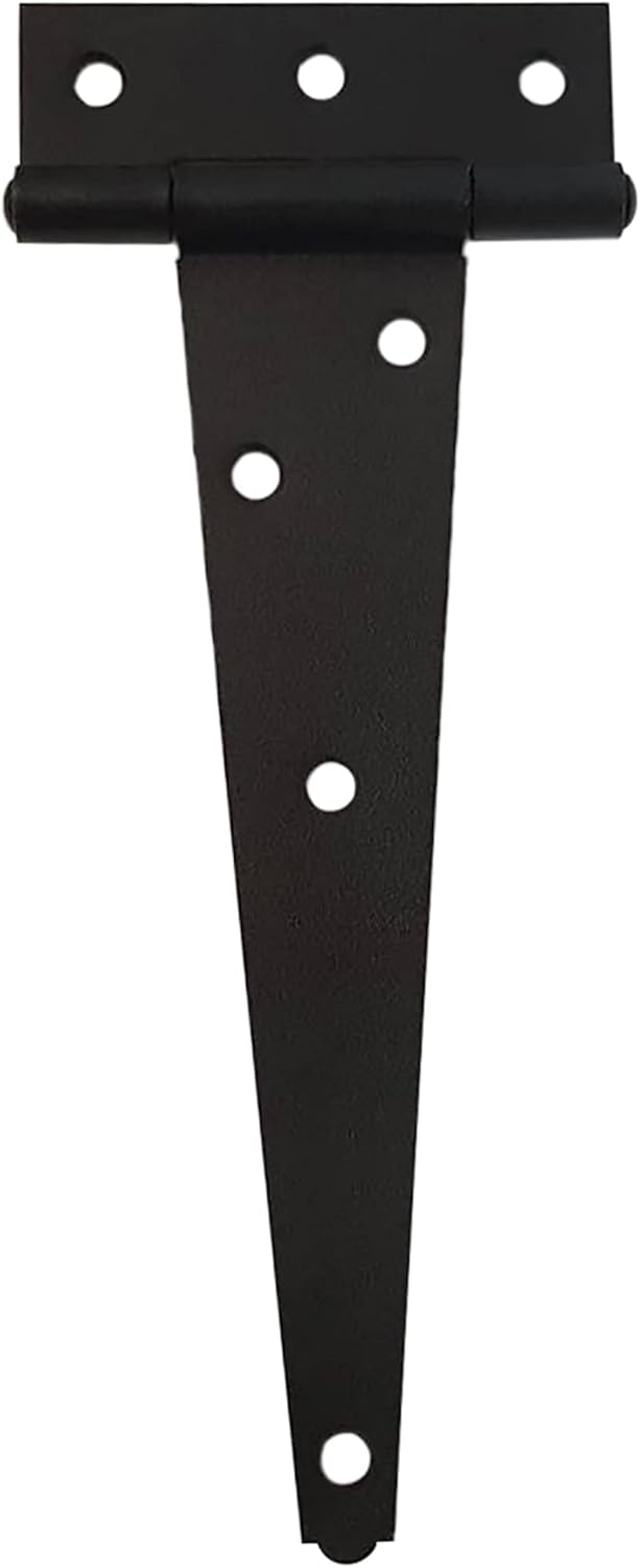 12” Steel Tee Hinge Matte Black 6 Pack Z507774