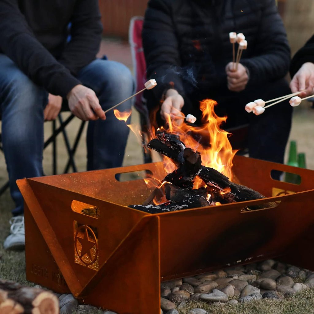 Corten Steel Wood Burning Fire Pit S1911