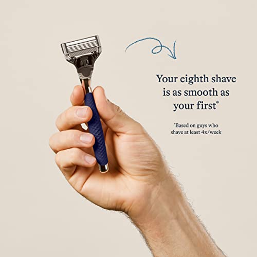 Chrome Razor Handle with 5 Blade Razor and Precision Trimmer, 3 Cartridges I41185