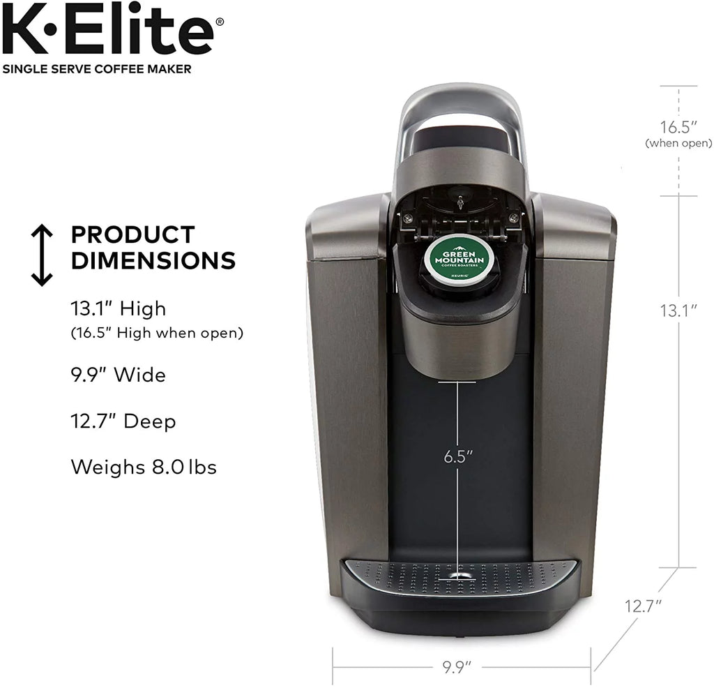 Brushed Slate Single Serve K-Cup Pod Coffee Maker V23584