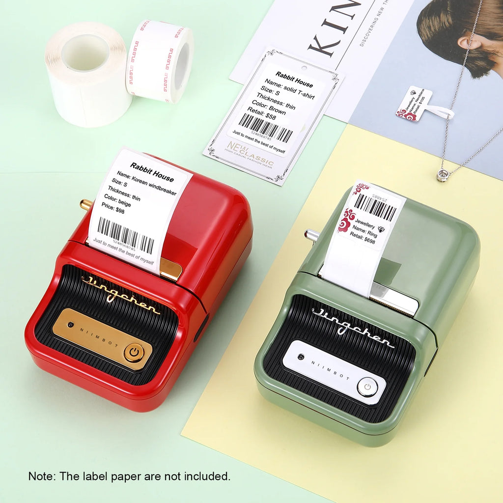 Wireless BT Thermal Label Printer H752