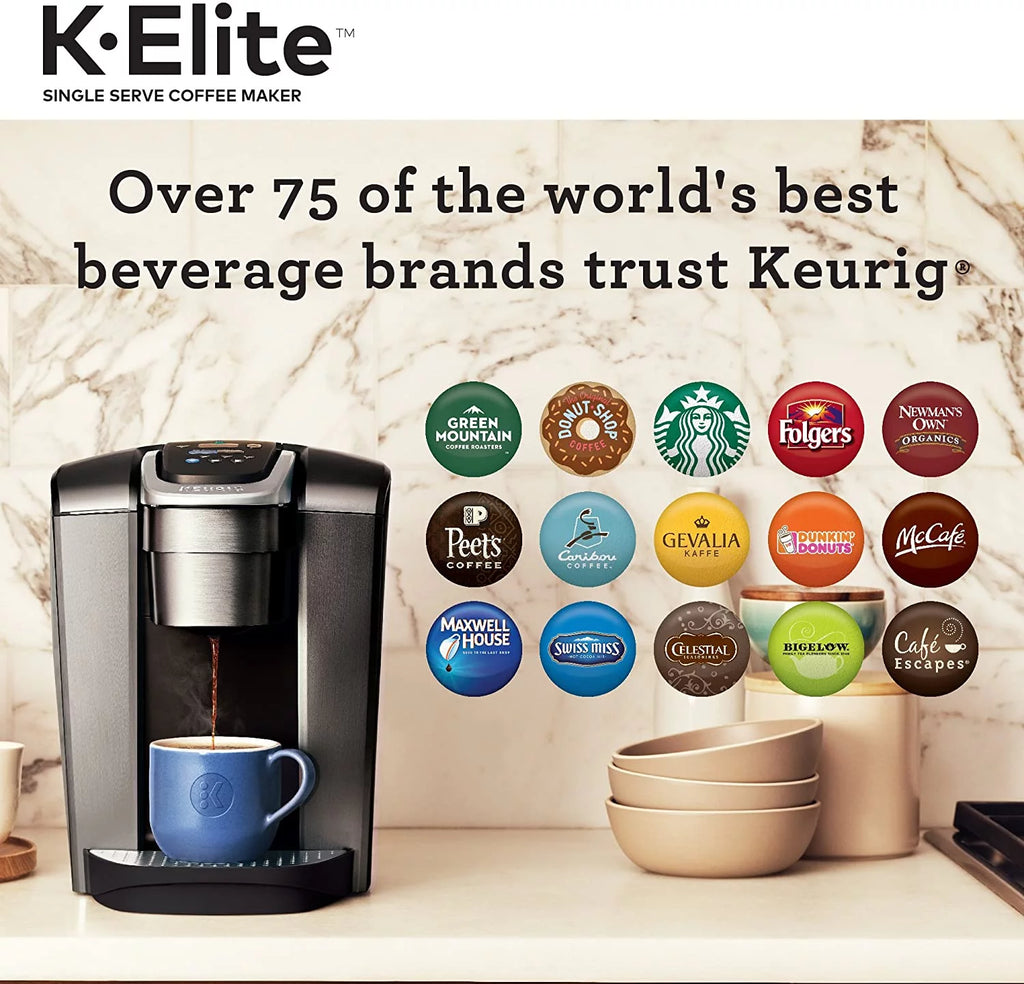 Brushed Slate Single Serve K-Cup Pod Coffee Maker V23584
