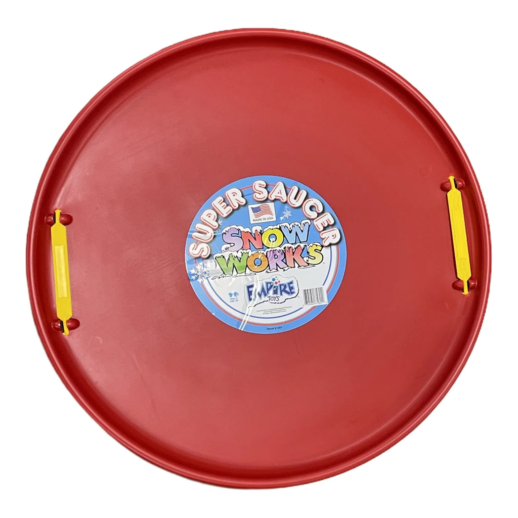 Red 28 Inch Round Snow Sled H65936