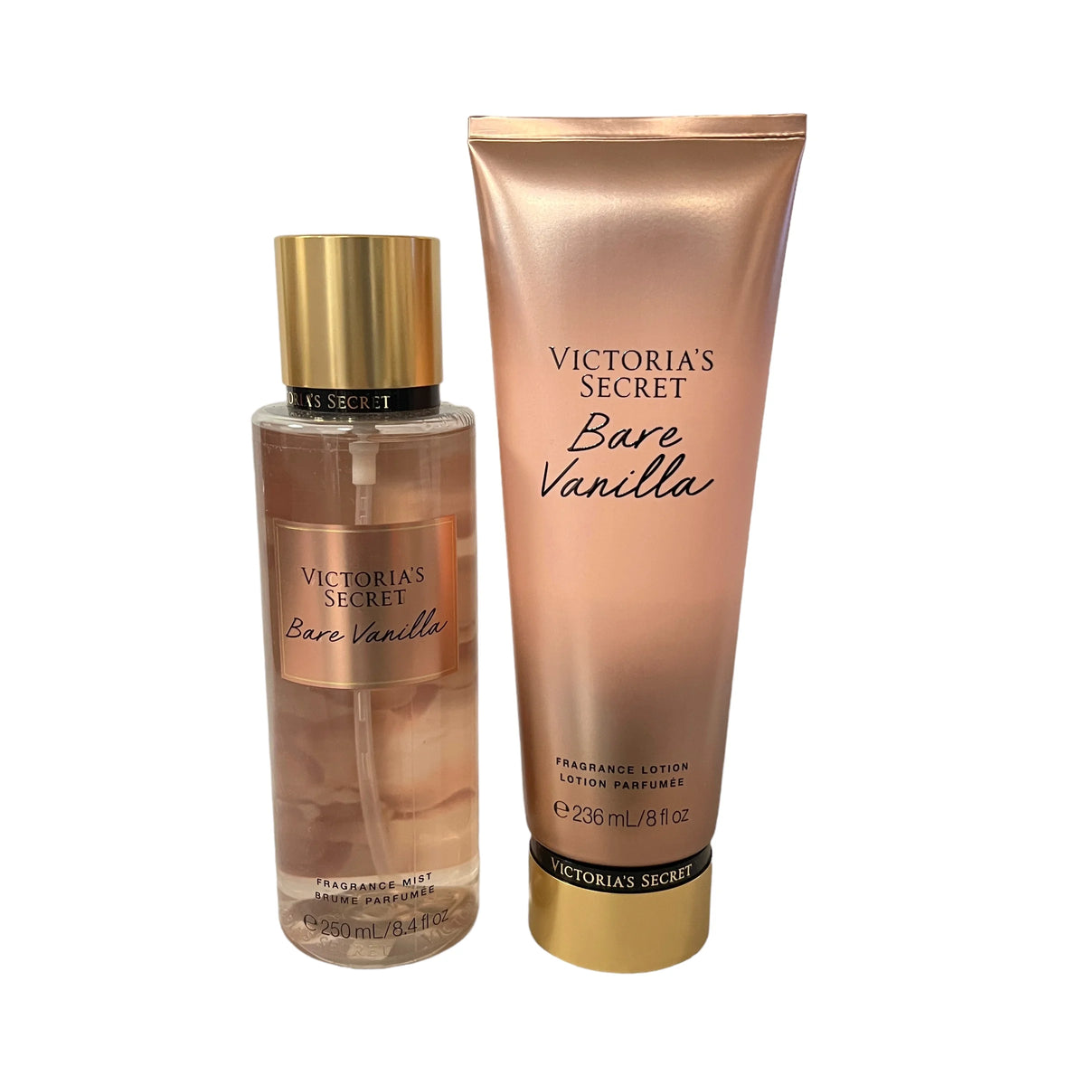 Bare Vanilla Fragrance Lotion and Body Mist Set N509