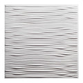 White Vinyl Ceiling Tile Case of 12 S489