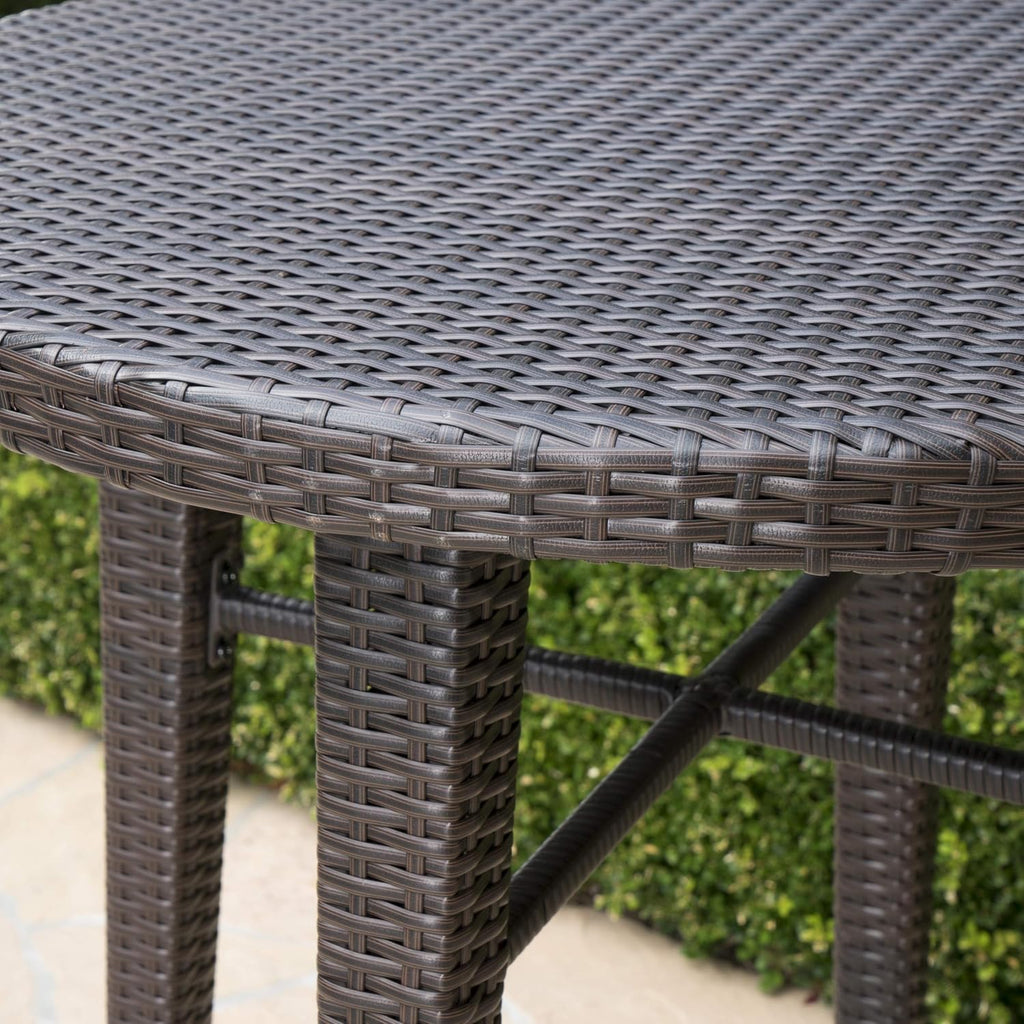 Round Wicker Bar Table Q7746