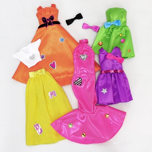 DIY Dress-Up Craft Kit with Neon Fabrics & Accessories T119707