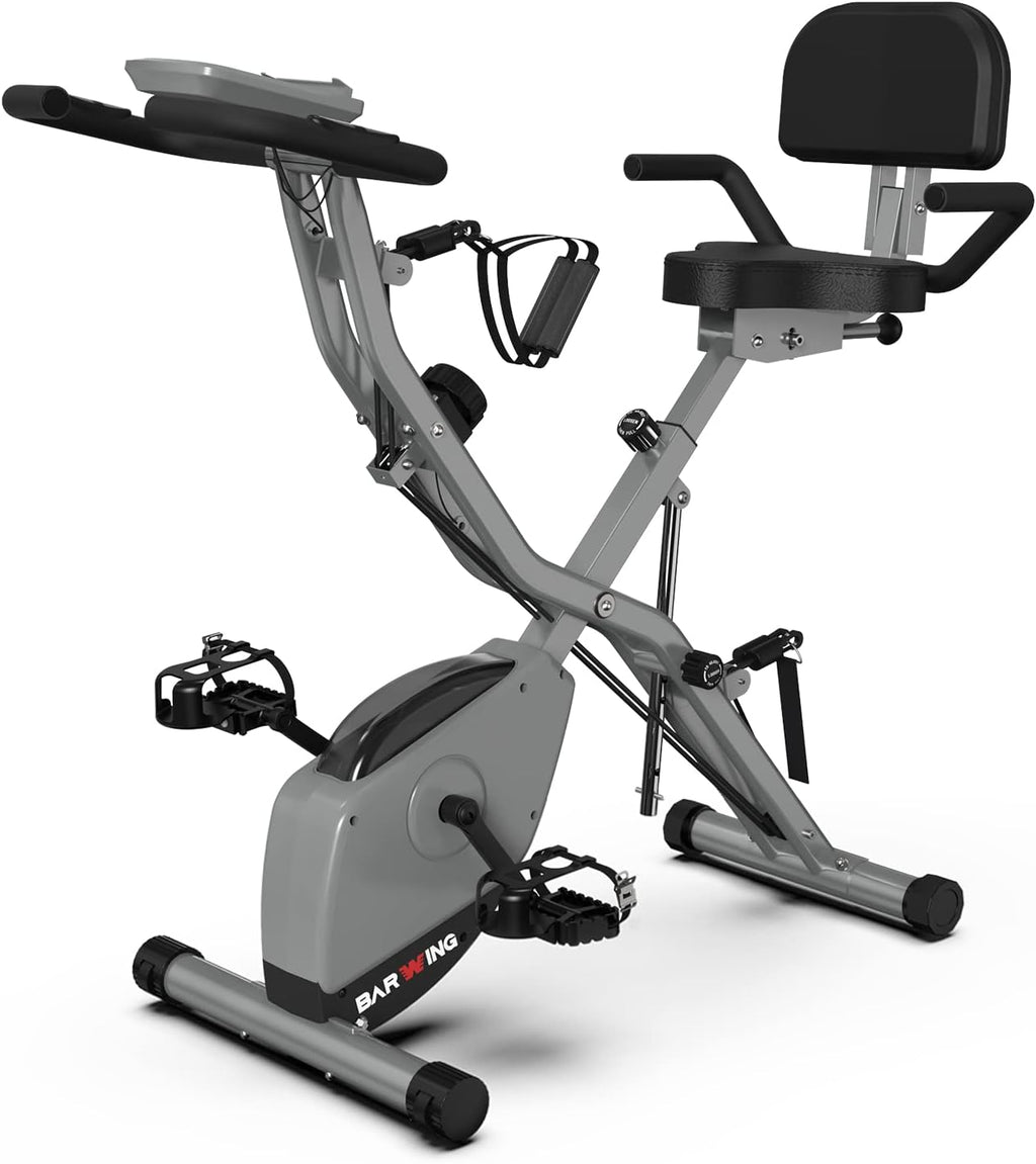 Cement Grey 4 IN 1 Foldable Indoor Cycling Bike M894