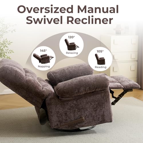 Beige Oversized Power Lift Recliner Chair with Massage and Heat F19124